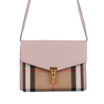 Burberry Macken Pale Orchid/House Check Canvas Crossbody Bag