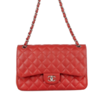 Chanel Classic Large/Jumbo Orange Double Flap Bag