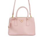 Prada Orchidea Mini Saffiano Lux Leather Double Zip Bag